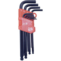 JBHK-10 Long Arm Hex Key Set, 10 Pcs., Imperial Planification Entrepots Molloy