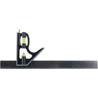 Combination Square, 12" L, Stainless Steel, Plain Planification Entrepots Molloy