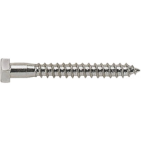 Lag Screw, 3/8" x 3" L, Plain Planification Entrepots Molloy