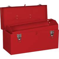 Coffre &agrave; outils robuste, 8-1/2" P x 20" la x 9-1/2" h, Rouge Planification Entrepots Molloy
