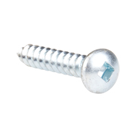 Tapping Screw Pan Head, #12 x 1-1/4" L, Zinc Plated Planification Entrepots Molloy