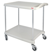 myCart Utility Cart, 2 Tiers, 20" x 35-1/2" x 30", 300 lbs. Capacity Planification Entrepots Molloy