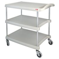 myCart Utility Cart, 3 Tiers, 20" x 35-1/2" x 30", 400 lbs. Capacity Planification Entrepots Molloy