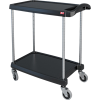 myCart Utility Cart, 2 Tiers, 16" x 35-1/2" x 27", 300 lbs. Capacity Planification Entrepots Molloy