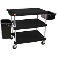 myCart Utility Cart, 3 Tiers, 20" x 35-1/2" x 30", 400 lbs. Capacity Planification Entrepots Molloy