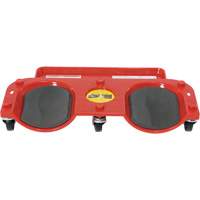 Socle roulant pour les genoux, Plastique, Rouge, Capacit&eacute; 350 lb Planification Entrepots Molloy