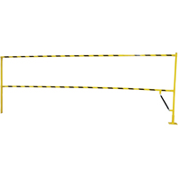 Barrière à bascule de sécurité, Simple, 6' lo x 42-5/8" h déployé MN700 | Planification Entrepots Molloy