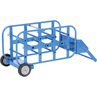 Chariot portatif pour matériaux bobinés, Acier, 11 Montants, 19-1/2" la x 43-1/4" h x 17-1/2" p, Capacité de 150 lb MN708 | Planification Entrepots Molloy