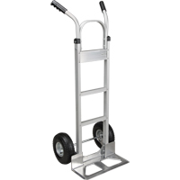 Knocked Down Hand Truck, Dual Handle, Aluminum, 50-5/8" Height, 500 lbs. Capacity Planification Entrepots Molloy