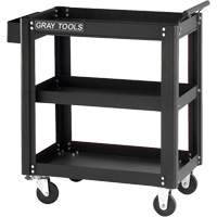 Utility Cart, 19-1/4" L x 27-1/2" W x 32-3/4" H, Grey Planification Entrepots Molloy