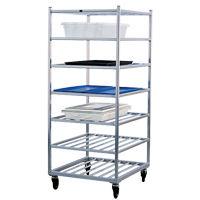 Shelf Cart, 7 Tiers, 28-1/2" W x 69" H x 32" D, 525 lbs. Capacity Planification Entrepots Molloy