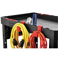 Chariot utilitaire robuste et polyvalent, 2 tiers, 25-1/5" x 36" x 51-1/2", Capacit&eacute; 500 lb Planification Entrepots Molloy