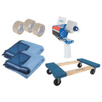 Moving Kit, Wood Frame, 18" W x 30" L, 1000 lbs. Capacity Planification Entrepots Molloy