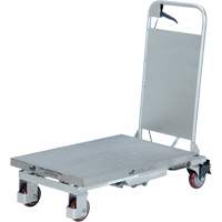 Manual Hydraulic Scissor Lift Table, 27-1/2" L x 17-5/8" W, Partial Stainless Steel, 400 lbs. Capacity Planification Entrepots Molloy