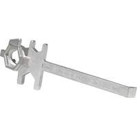 Drum Wrench, 3/4"/2" Opening, 9-1/2" Handle, Stainless Steel MO875 | Planification Entrepots Molloy