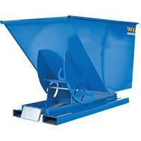 Conteneur autobasculeur, Acier, 1 vg³, Bleu Planification Entrepots Molloy