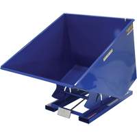 Conteneur autobasculeur, Acier, 2 vg³, Bleu Planification Entrepots Molloy