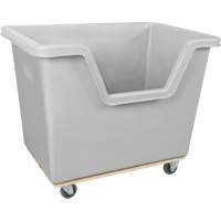 Easy Access Box Truck, Polyethylene, 45-3/4" L x 31-1/4" W x 37-3/4" H, 22 cu. ft. Volume, 1000 lbs. Capacity Planification Entrepots Molloy