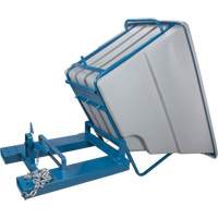 Conteneurs autobasculeurs, Poly&eacute;thyl&egrave;ne, 1-1/10 vg(3), Gris Planification Entrepots Molloy