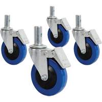 Mini 4" Casters with Locking Pin Planification Entrepots Molloy