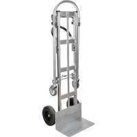Convertible Hand Truck, Aluminum, 800 lbs. Capacity Planification Entrepots Molloy