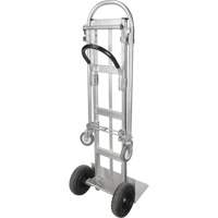 Convertible Hand Truck, Aluminum, 800 lbs. Capacity Planification Entrepots Molloy