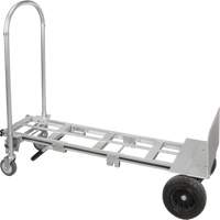 Convertible Hand Truck, Aluminum, 800 lbs. Capacity Planification Entrepots Molloy