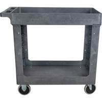 Chariot utilitaire pour l'entretien, 2 tiers, 16-1/2" x 32-1/2" x 34-1/2", Capacit&eacute; 550 lb Planification Entrepots Molloy