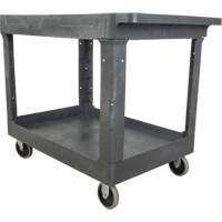 Utility Service Cart, 2 Tiers, 24-5/8" x 32-1/2" x 40", 550 lbs. Capacity Planification Entrepots Molloy