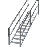 Syst&egrave;me d'escalier modulaire pour la construction de 6-10 marches SmartStairs, 75" ha Planification Entrepots Molloy