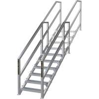 Syst&egrave;me d'escalier modulaire pour la construction de 6-10 marches SmartStairs, 75" ha Planification Entrepots Molloy