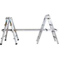 Telescoping Multi-Position Ladder, Aluminum, 300 lbs., CSA Grade 1A Planification Entrepots Molloy