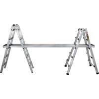 Telescoping Multi-Position Ladder, Aluminum, 300 lbs., CSA Grade 1A Planification Entrepots Molloy