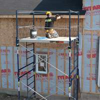 Complete Scaffold Tower with Casters, 69-1/2" D x 178" H Planification Entrepots Molloy