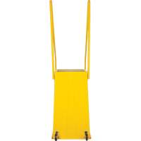 Escabeau industriel, 4 marches, 44" x 22-1/4" x Hauteur 65-1/8" Planification Entrepots Molloy