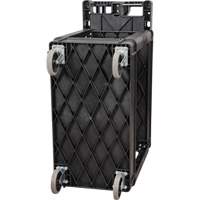Utility Cart, 2 Tiers, 17-1/8" x 33-1/2" x 37-5/8", 550 lbs. Capacity Planification Entrepots Molloy