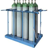 Support de rangement pour 8 cylindres pour chariot &eacute;l&eacute;vateur Planification Entrepots Molloy