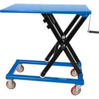 Manual Scissor Lift Table, 37-3/8" L x 23-5/8" W, Steel, 660 lbs. Capacity Planification Entrepots Molloy