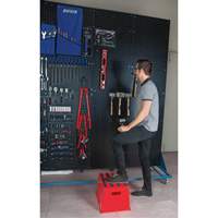 Escabeau industriel, 20-7/8" x 12-3/16" x Hauteur 12" Planification Entrepots Molloy