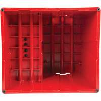 Escabeau industriel, 2 marches, 26" x 22-7/16" x Hauteur 19-11/16" Planification Entrepots Molloy