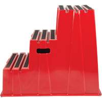Escabeau industriel, 3 marches, 34-13/16" x 22-7/16" x Hauteur 28-1/2" Planification Entrepots Molloy