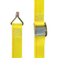 Ratchet Strap, Cam Buckle, 2" W x 12' L, 500 lbs. (227 kg) WLL Planification Entrepots Molloy