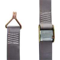 Ratchet Strap, Cam Buckle, 2" W x 16' L, 500 lbs. (227 kg) WLL Planification Entrepots Molloy