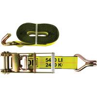 Tendeur d'arrimage pour treuil, Crochet en J, 30' , 3" , Charge d'utilisation max. 5400 lb (2449 kg) Planification Entrepots Molloy