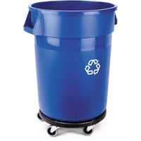 Contenant de collecte des d&eacute;chets recyclable Brute, Vrac, Plastique, 32 gal. US Planification Entrepots Molloy