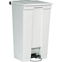 Flat Top Trash Can, Polyethylene, 23 US gal. Capacity Planification Entrepots Molloy