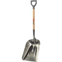 Grain Scoop #8, Wood, Aluminum Blade, D-Grip Handle Planification Entrepots Molloy