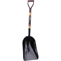 Grain & Coal Scoop Shovel, Wood, Tempered Steel Blade, D-Grip Handle, 27-3/4" Length Planification Entrepots Molloy