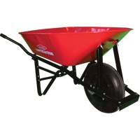 Contractor Wheelbarrow, 6 cu. ft., Steel Tray Planification Entrepots Molloy
