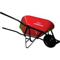 Contractor Wheelbarrow, 6 cu. ft., Steel Tray Planification Entrepots Molloy